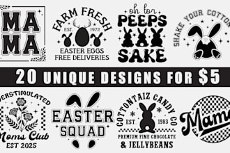 provide svg cut files design bundle for etsy and others