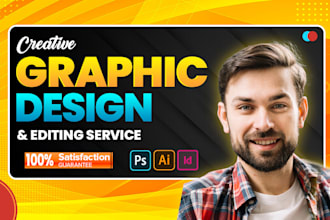 do graphic design, adobe photoshop, and adobe illustrator
