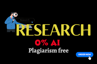 do online research and summaries as a research expert