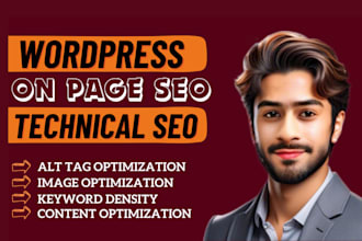 do complete wordpress on page seo and technical optimization