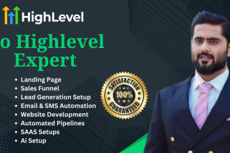 setup gohighlevel sales funnel ghl automations gohighlevel saas