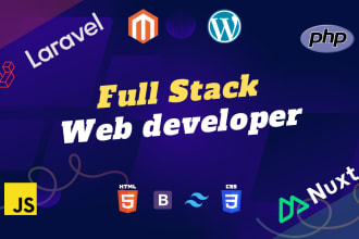 develop a website or application as a full stack developer