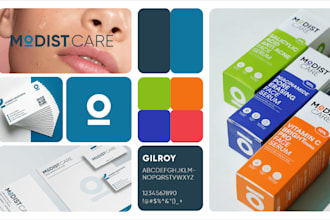 design beauty cosmetics fashion skincare logo design and brand identity design