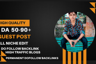 provide guest post backlinks all niche dofollow link builder