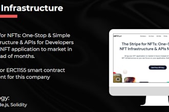 provide an end to end service for the blockchain project