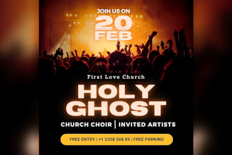 design church and event flyers in just a few hours