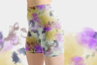 create abstract pattern design for textile or other surface