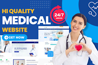 design professional medical, dental, clinic, healthcare website