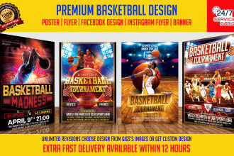 design modern basketball game, college, league, tournament, flyer or poster