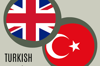 be your translator for turkish and english