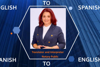interpret live in spanish or english for meetings