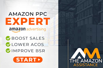 setup and optimize your amazon PPC advertising campaigns, amazon fba ads VA