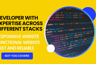 create responsive website development, remodel, or design