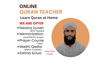 teach hoy quran and give you obligation knowledge of islam