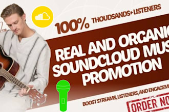 do organic soundcloud promotion that increases new audiences worldwide