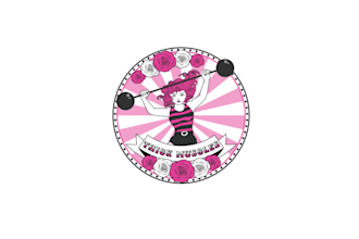 design extraordinary power new thick muscles logo