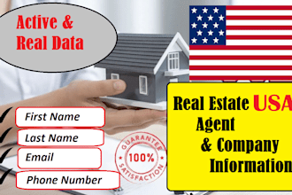 provide USA real estate agents and companies information