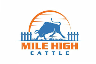design top notch images cattle company logo