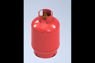 do your 3d design using solidworks, inventory, fusion 360