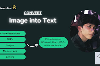 convert your image into text