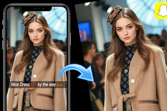 remove snapchat text and filters from images