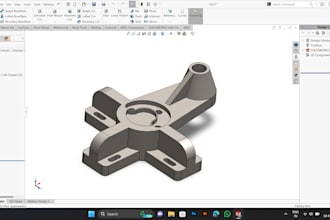 do 3d modeling and 2d drawing in solidworks, fusion 360, autocad