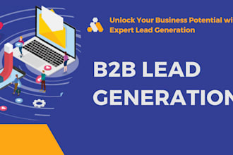 do lead generation by email addresses, focusing on targeted b2b