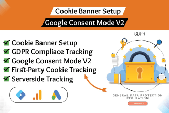 fix or setup cookie consent v2 on GTM, ga4 for server side tracking
