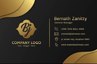 design creative and stylish business card for your company