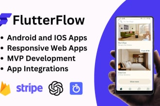 be your flutterflow developer, to build mobile and web apps