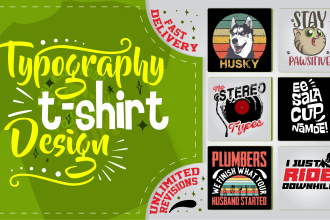 design custom typography t shirt, bulk for store