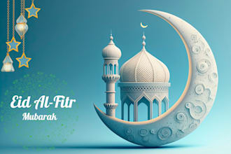 design eid mubarak greeting cards