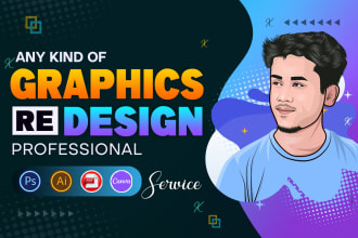 do creative graphic design and urgent redesign work