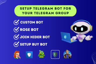 setup telegram bot for your telegram group