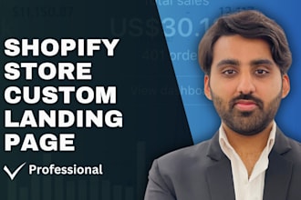 do shopify custom page, home page, product, contact and about page