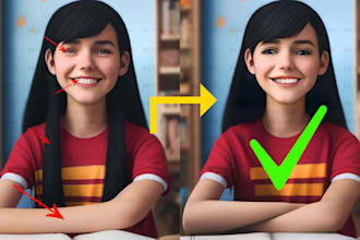 ai art flaws fix, enhance, upscale photos edit by ai