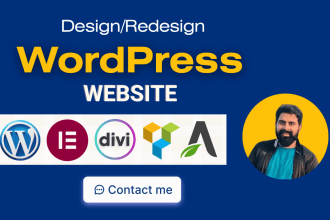 develop wordpress website, fix bugs, optimize for fast load
