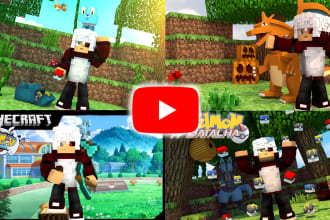 make a minecraft thumbnail