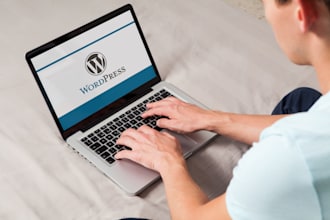 create a basic wordpress website