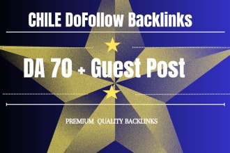 provide chile guest post and do follow backlinks and more