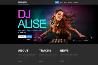 build online radio website podcast website dj website music festival