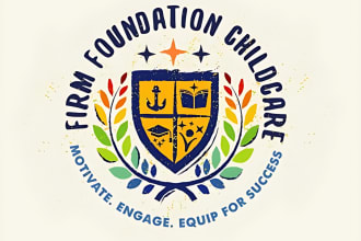do unique childcare, mother care, home care, kids logo and any graphics design