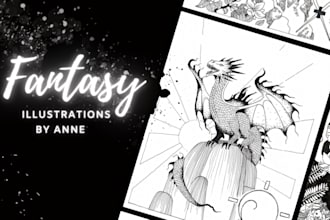 draw fantasy characters, creatures and places for you