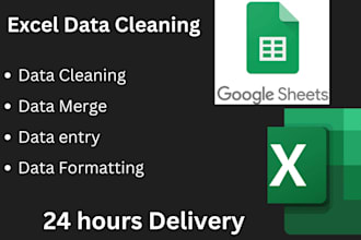 clean , sort and format your excel data