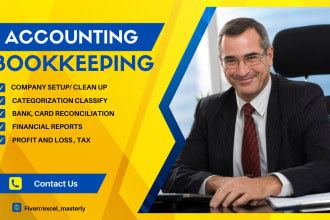 do setup, catch up, clean up, reconciliation and quickbooks bookkeeping