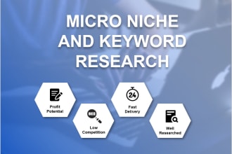 micro niche research and keyword analysis for blogs, websites, products