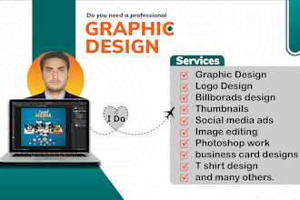 do any graphic design, adobe illustrator work, adobe photoshop work, logo