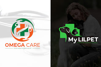 design fitness medical healthcare hospital clinic logo