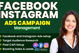facebook ads campaign setup and fb ads management