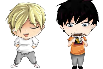 create chibi art for you